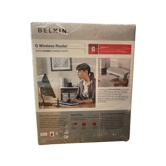 Factory sealed! Brand-New Belkin Wireless Cable/Dsl Router - Picture 2 of 3